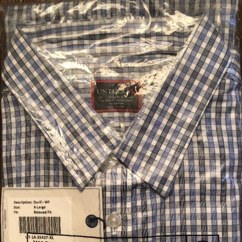 UNTUCKit XL relaxed fit shirt